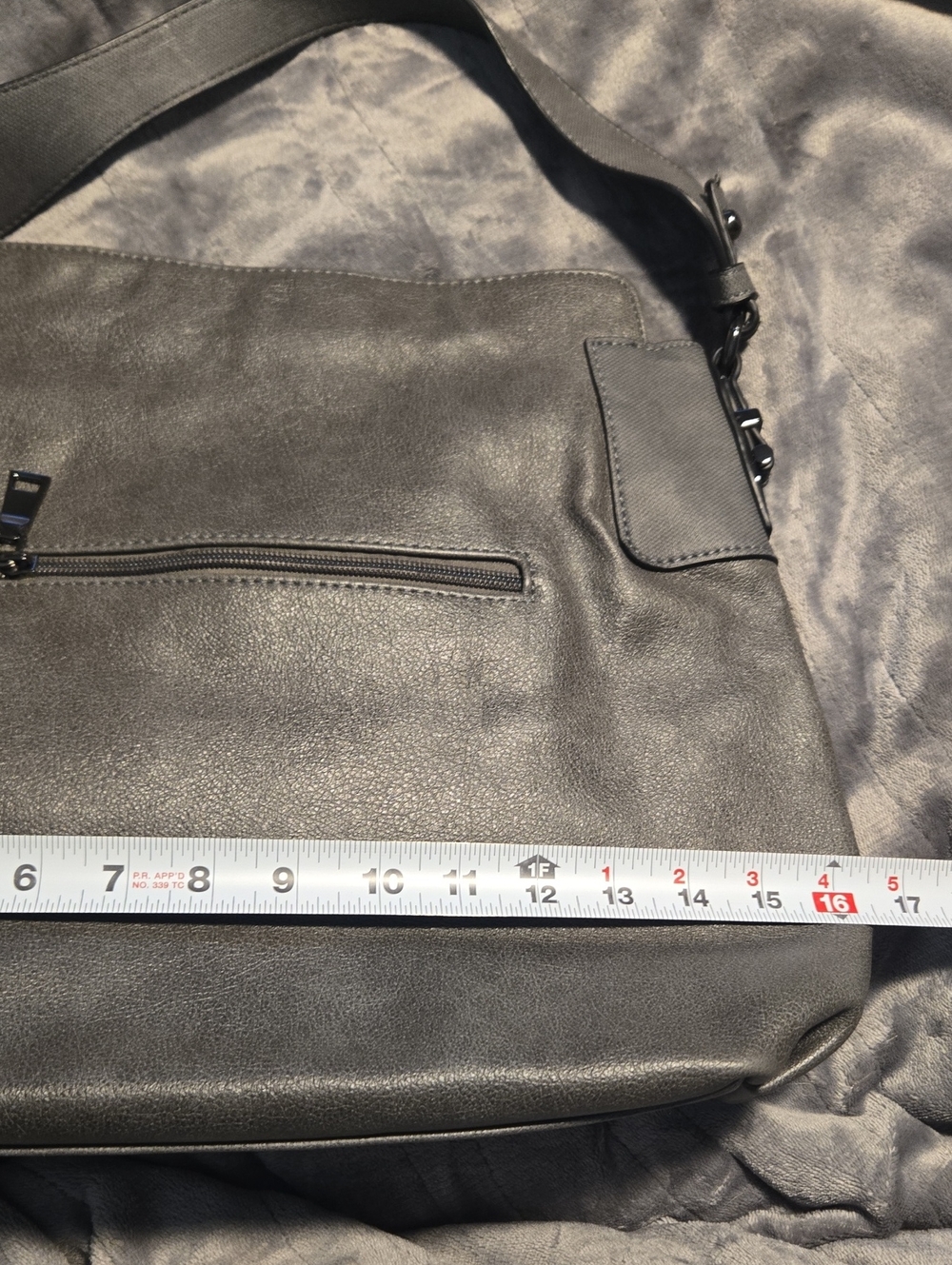 REALER-Hobo Faux Leather Hobo Shoulder Conceal Bag - Picture 15 of 16